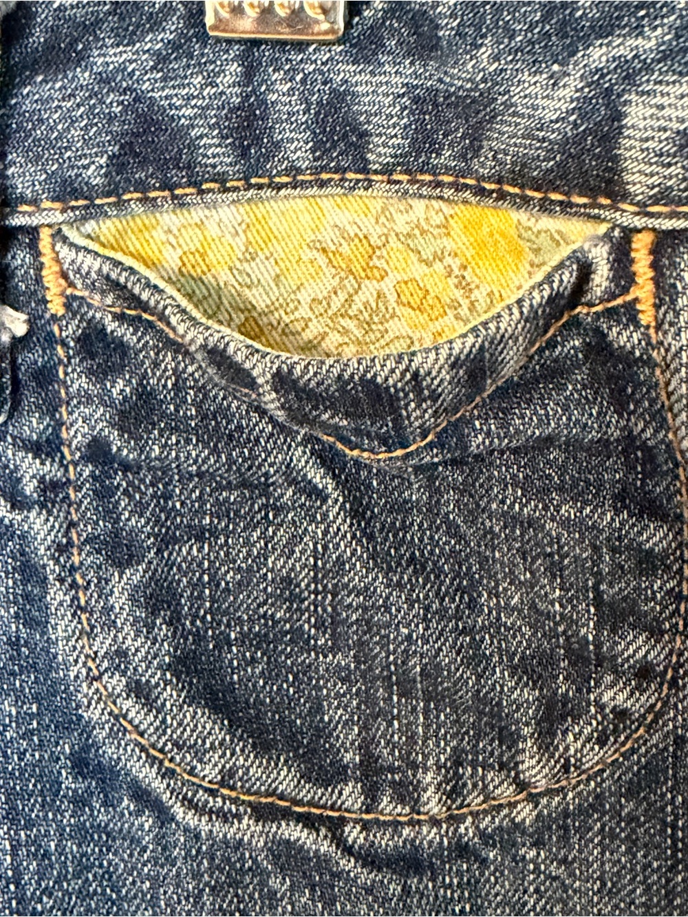 Vintage Gap 1969 Y2K Midi Length Cotton A-Line Denim Jean Skirt Sz 8 - Picture 7 of 14